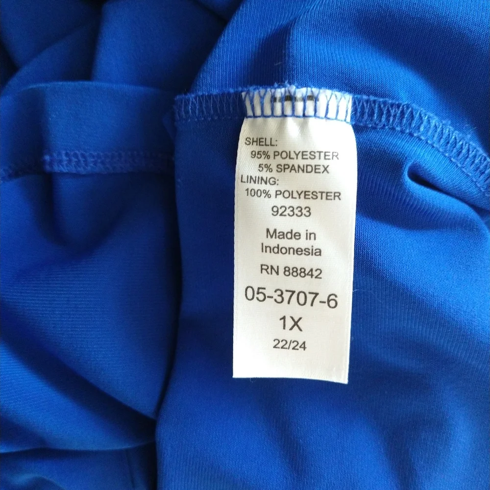 Elegant Blue Women's Dress